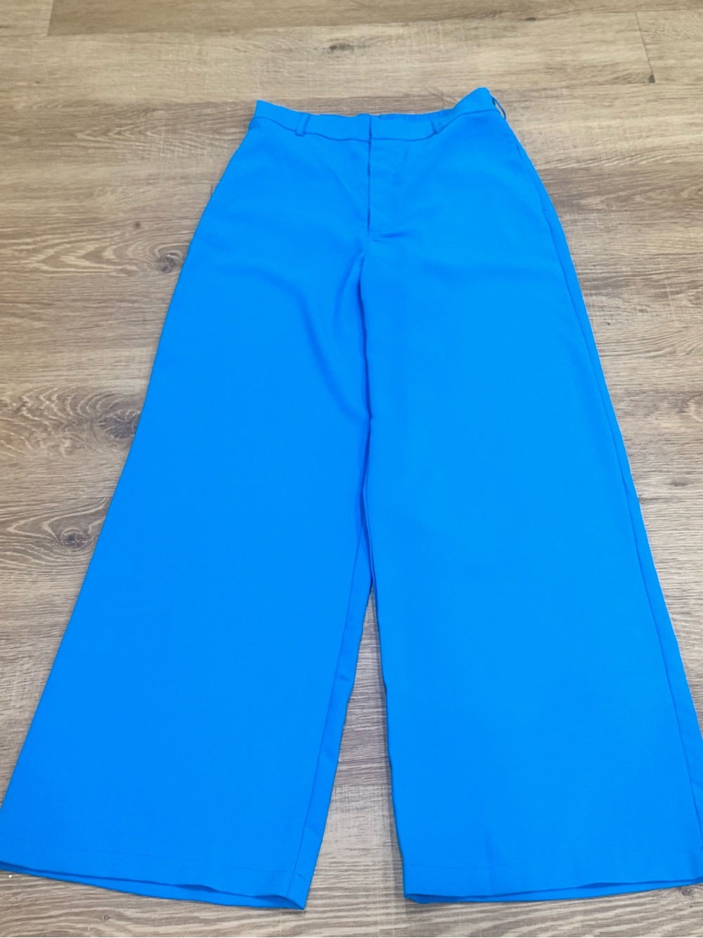 entro Bright Blue Wide-Leg Trousers